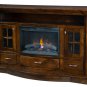 Amish Electric Fireplace Plasma TV Stand Media Cabinet  Solid Wood Storage