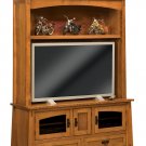 Amish TV Entertainment Center Enclosed Console 60" Solid Wood