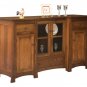 Amish Craftsman Sideboard Buffet Server 70" Aspen Dining Room Furniture