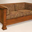 Amish Arts and Crafts Love Seat Upholstered