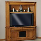 Amish Corner TV Cabinet Surround Entertainment Center Solid Wood