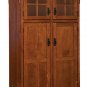 Amish Mission Arts & Crafts Kitchen Pantry Storage Cupboard Roll Out Shelves