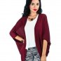 OPEN COCOON CARDIGAN KNIT SWEATER WRAP TUNIC TOP PLUS SIZES & S M L XL 1X 2X 3X
