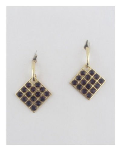 Square Decorative Rhinestone Crystal Chandelier Drop Pendant Dangling Earrings