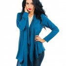 PLUS SIZE LONG SLEEVE KNIT SWEATER WRAP OPEN CARDIGAN DUSTER TUNIC TOP 1X 2X 3X
