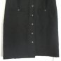 NEW TALBOTS Charcoal Shift Sheath Dress Sleeveless Button Down Front SIZE 4