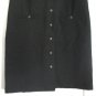 NEW TALBOTS Charcoal Shift Sheath Dress Sleeveless Button Down Front SIZE 4