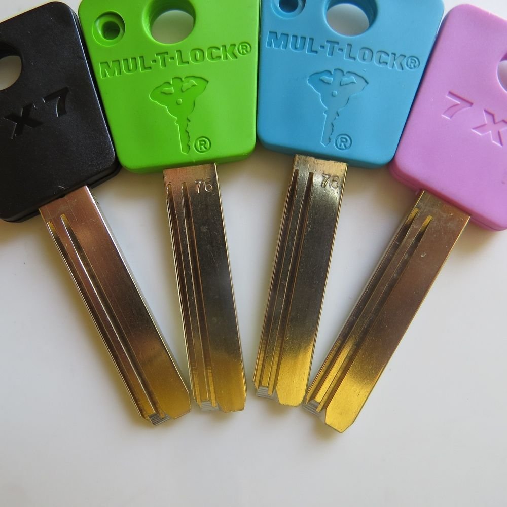 100 ORIGINAL MULTLOCK BLANK KEYS 7X7 YALE GARRISON LOCKSMITH SUPPLY 76 KEYWAY