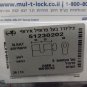 NEW !!! MUL T LOCK INTERACTIVE CYLINDER DOOR LOCK HIGH SECURITY THUMBTURN EURO P