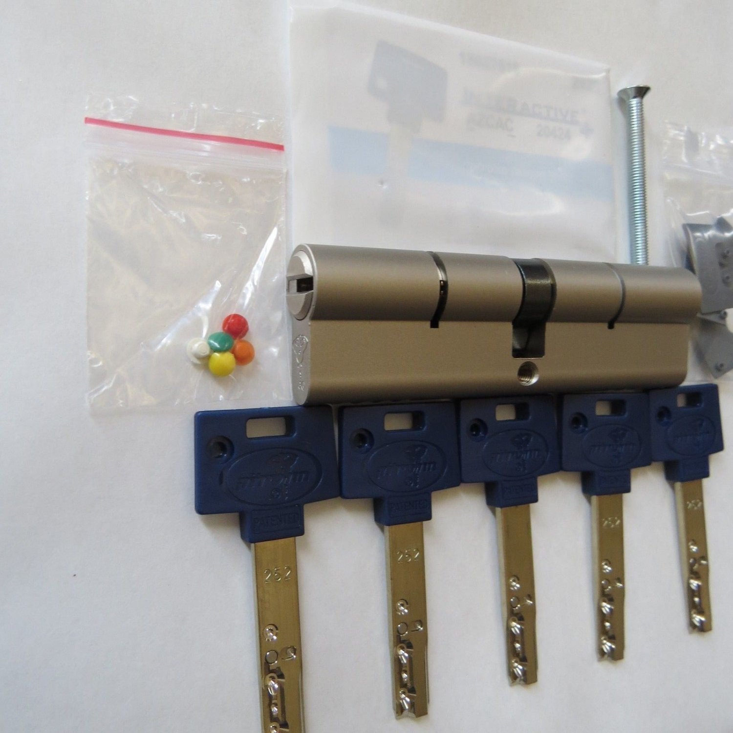 MUL T LOCK INTERACTIVE CYLINDER 100mm 55+55 EURO Profile LONG CYLINDER