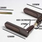 4 Door Handle Lever For Mul-T-Lock Door Mechanism  8MM Spindle BROWN/WHITE