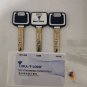 Mul T Lock Keys & Card Set   Locksmiths, Collectors