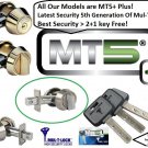 Mul T Lock MT5+ Deadbolt Hercular Single Nickel Satin Thumbturn 3 Keys BEST LOCK