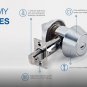 Mul T Lock MT5+ Deadbolt Hercular Single Nickel Satin Thumbturn 3 Keys BEST LOCK