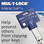 Mul-T-lock Armadlock Van Security Rear Lock+Side Sliding Door Lock Key Alike Set