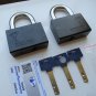 2 PCS ON SAME KEY MUL-T-LOCK C-13 KEYED ALIKE HIGH SECURITY PADLOCK 1/2" SHACKLE