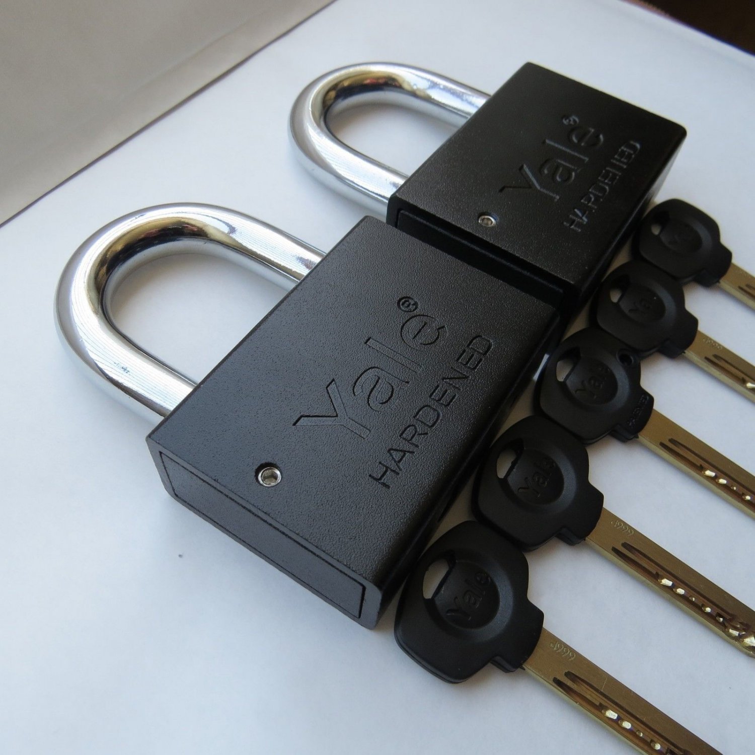 YALE PADLOCK HIGH SECURITY 1/2" SHACKLE HEAVY DUTY KEYED ALIKE