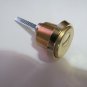 Mul T LOCK  MT5+ RIM Cylinder- 1-1/8 Inch Bright Brass + 3 KEYS