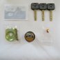 Mul T LOCK  MT5+ RIM Cylinder- 1-1/8 Inch Nickel SATIN CHROME 3 KEYS
