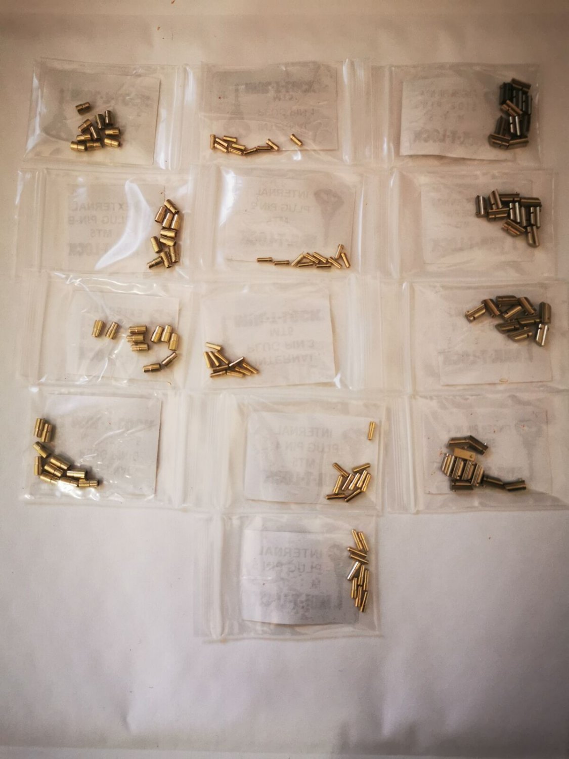 MulTLock MT5 Pinning kit rekeying set pins Locksmith Supply Lock MT5 Pin Kit