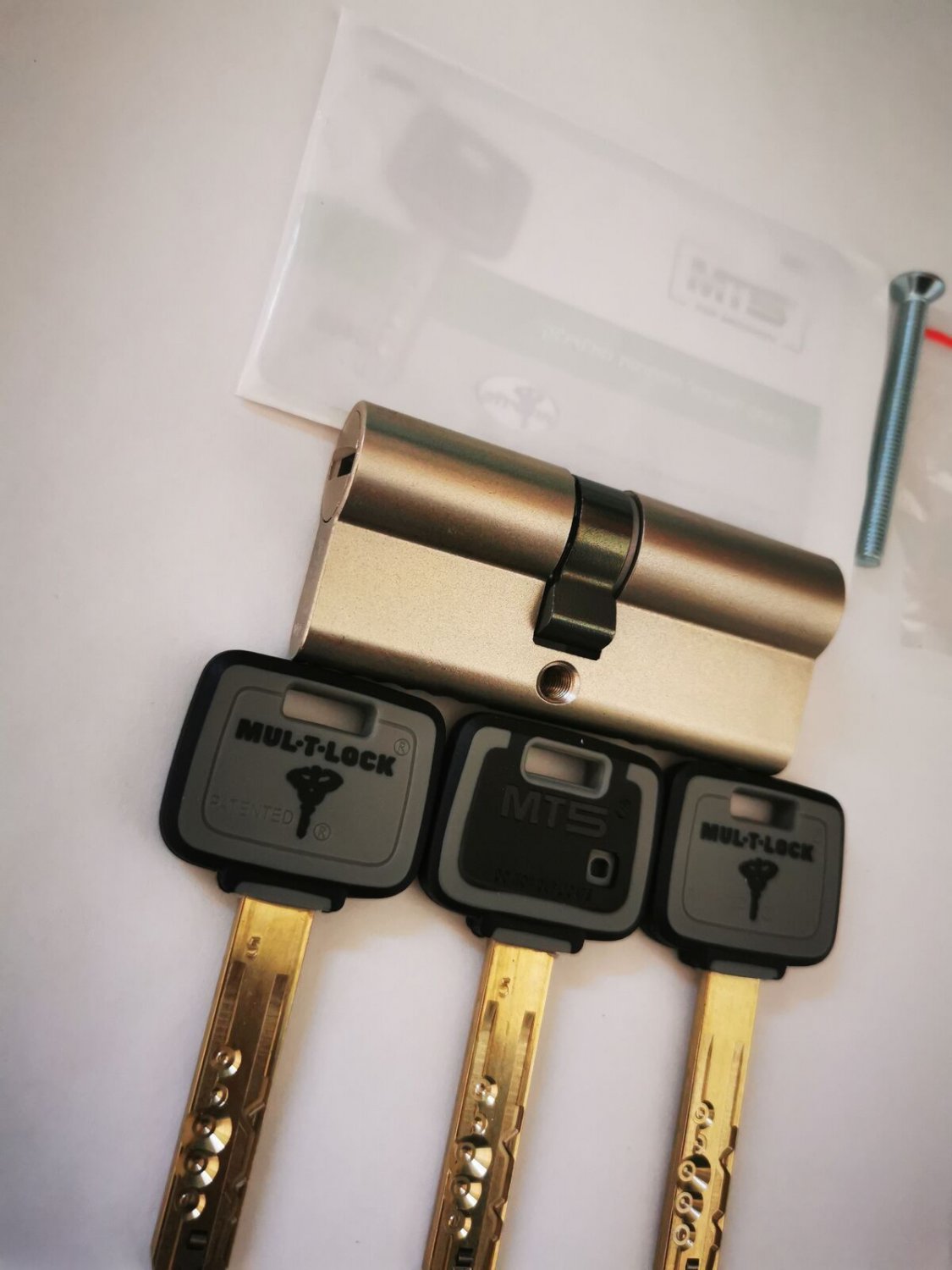 Mul-T-Lock  MT5+ 71mm 38+33 Replacement Cylinder Cam lock euro profile Cam