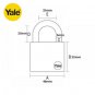 4Yale Padlock 40mm KEYED ALIKE Quality lock sheds gate latch hasp garage outdoor