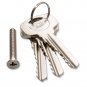 4 Yale keyed alike cylinder lock Upvc Door Lock euro profile same key 70mm