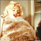 MARILYN MONROE Pinup & Hollywood Actress in Metallic Finish Photo 8x10 Nr 0599