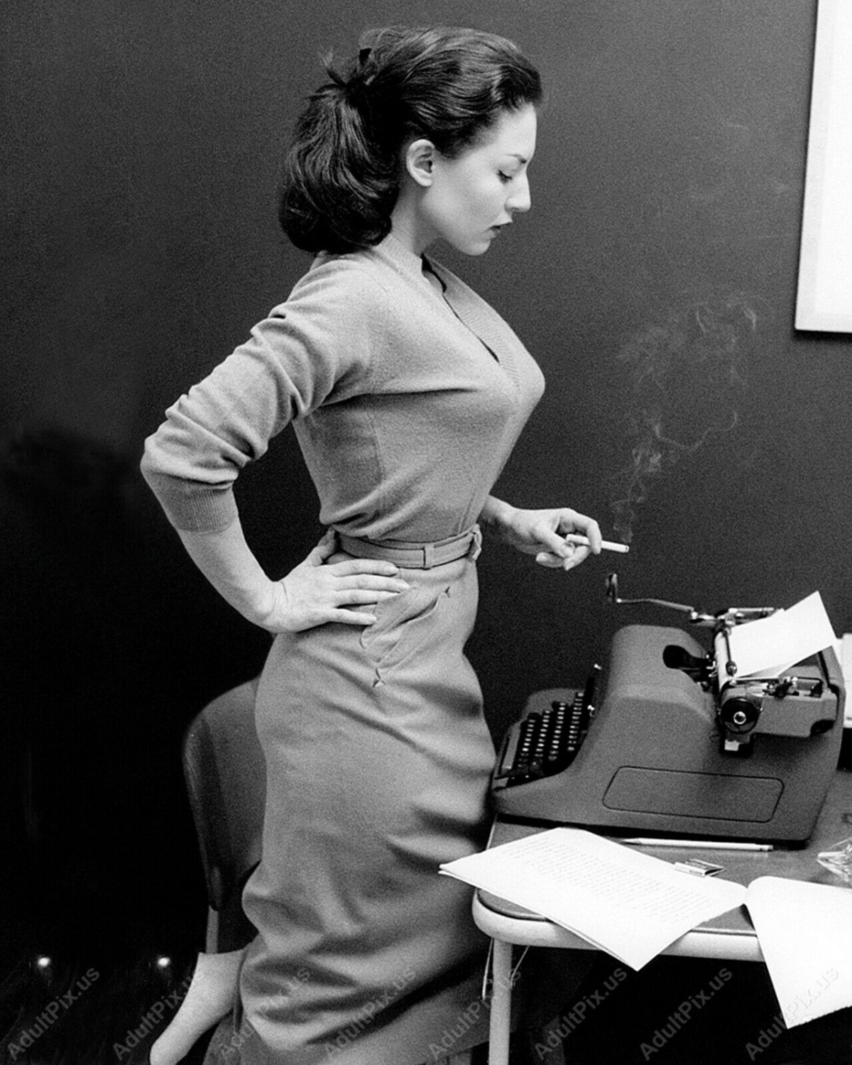 ALICE  DENHAM Pinup YEAR 1956 Premier H.Q Metallic Photo Print 8x10 No 1