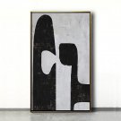 Handmade Top Selling Abstract Oil Painting Wall Art Modern Minimalist Black an Handmade Top Selling Abstract Oil Painting Wall Art Modern Minimalist Black an