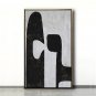 Handmade Top Selling Abstract Oil Painting Wall Art Modern Minimalist Black an