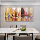 Hand Painted Urban Architecture Landscape Abstract Oil Painting Canvas Nordic P Hand Painted Urban Architecture Landscape Abstract Oil Painting Canvas Nordic P