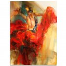 Hand Painted Abstract Oil Painting Wall Art Modern Contemporary Dancing Women P Hand Painted Abstract Oil Painting Wall Art Modern Contemporary Dancing Women P