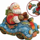 G.Debrekht 512045 Derevo Collection Speedy Delivery Santa Surprise Box 4 in. G.Debrekht 512045 Derevo Collection Speedy Delivery Santa Surprise Box 4 in.