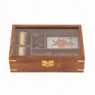 Old Modern Handicrafts ND061 Wooden Game Set with Brass Goblet
