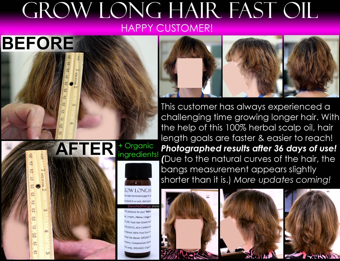 NATURAL GROW LONG HAIR FAST HAIR GROWTH OIL HAIR GROWTH SERUM