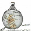 Scotland map Pendant, Scotland map Necklace, Scotland Pendant, map Jewelry, map