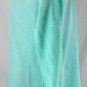 J.JILL M Solid Blue Green Crinkle Gauzy Semi Sheer Cotton Tunic Shirt