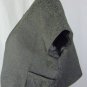 EILEEN FISHER M Gray Cobblestone Texture Jacquard Silk Cropped Open Front Jacket