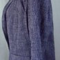 J.JILL Jacket Blazer 16 XL Purple Pink Tweed One Button 3/4 Sleeves