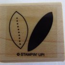 Stampin Up Leaves Polka Dots Friendship Blooms Rubber Mounted Stamps Hostess