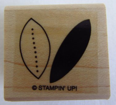 Stampin Up Leaves Polka Dots Friendship Blooms Rubber Mounted Stamps Hostess