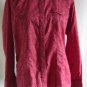 ARIAT Womens XL Pink Red Swiss Dot Pearl Snap Fitted Western Shirt