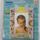 Baby Angel Peek-A-Boo Photo Frame Janlynn Counted Cross Stitch Kit Canvas