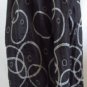 LAPIS OS Long Dress Black White Geometric Print Smocked Gathered Hem Tube Top