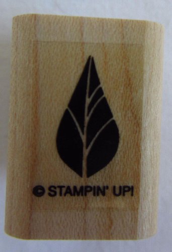 Stampin Up Leaf Itty Bitty Buds Collection Rubber Mounted Stamp Leaves