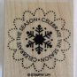 Stampin Up Celebrate the Season So Many Scallops Rubber Stamp Christmas Holiday