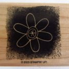 Stampin Up Flower Floral Stipple Celebration Collection Rubber Mounted Stamp