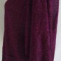 FREE PEOPLE XS Purple Glitter Sparkle Semi Sheer Cropped Cardigan Sweater