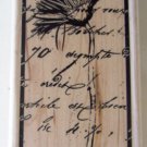 STAMPINGTON & CO Pressed Profile Flower Collage Wood Mounted Stamp